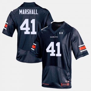 Men's Auburn Tigers #41 Aidan Marshall Navy College Football Jersey 969596-502