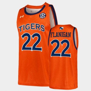 Men's Auburn Tigers #22 Allen Flanigan Orange Unite As One College Basketball Jersey 275267-518