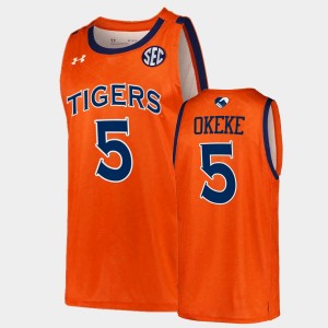 Men's Auburn Tigers #5 Chuma Okeke Orange College Basketball Jersey 873998-131