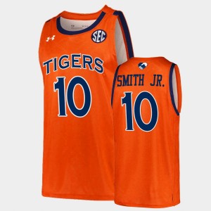 Men's Auburn Tigers #10 Jabari Smith Jr. Orange Unite As One College Basketball Jersey 940367-818