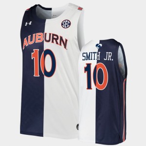 Men's Auburn Tigers #10 Jabari Smith Jr. Navy White 2022 Unite As One Split Edition Jersey 297941-997