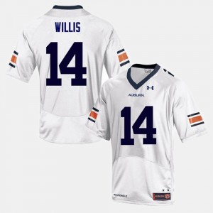 Men's Auburn Tigers #14 Malik Willis White College Football Jersey 709726-346
