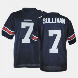 Men's Auburn Tigers #7 Pat Sullivan Blue College Football Jersey 217781-398