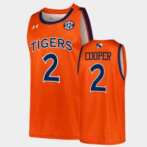 Men's Auburn Tigers #2 Sharife Cooper Orange Alumni Player Unite As One College Basketball Jersey 639172-382