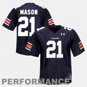 Men's Auburn Tigers #21 Tre Mason Blue College Football Jersey 352620-790