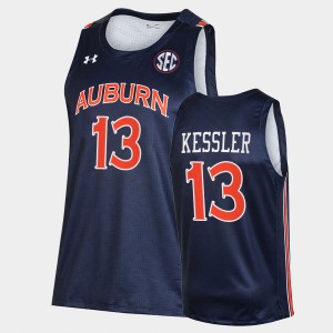 Men's Auburn Tigers #13 Walker Kessler Navy College Basketball Jersey 463080-342