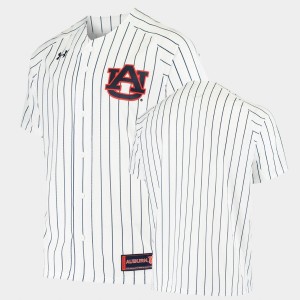 Men's Auburn Tigers Custom White Replica College Baseball Jersey 811484-868