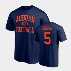 Men's Auburn Tigers #5 Derrick Brown Navy College Football T-Shirt 924229-672