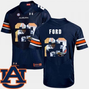 Men's Auburn Tigers #23 Rudy Ford Navy Football Pictorial Fashion Jersey 954604-115