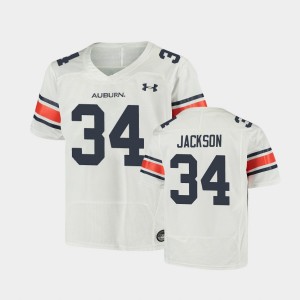 Youth Auburn Tigers #34 Bo Jackson White Football Replica Jersey 589528-194